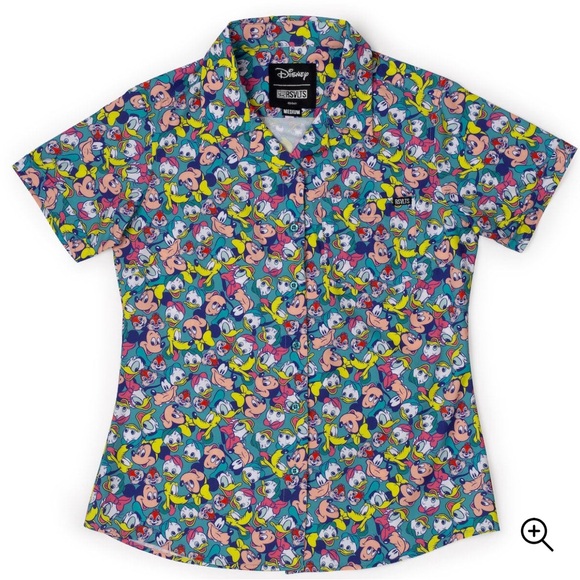 RSVLTS Tops - DISNEY “DISNEY AFTERNOON” |Women's KUNUFLEX Short Sleeve Shirt | RSVLTS | XS
